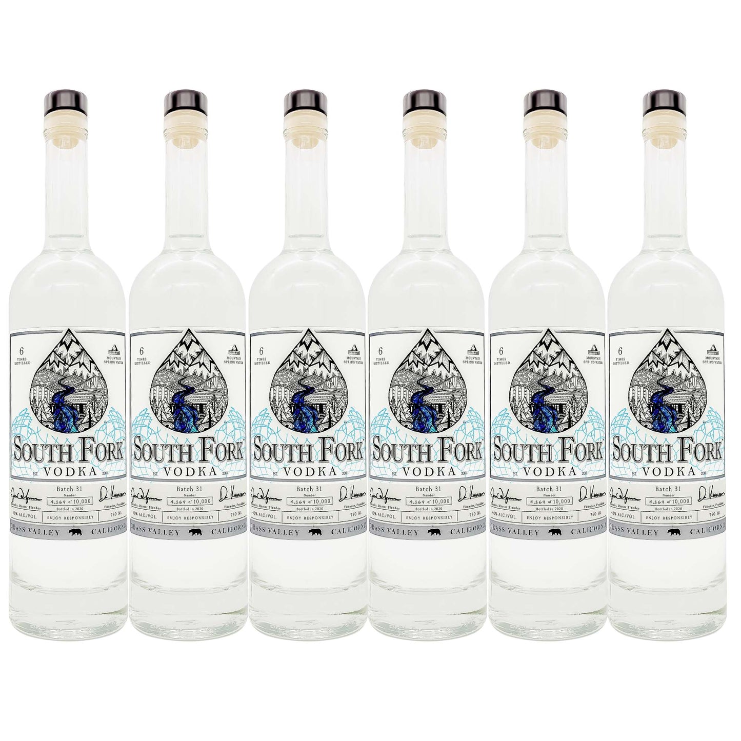 South Fork Vodka- 6pack