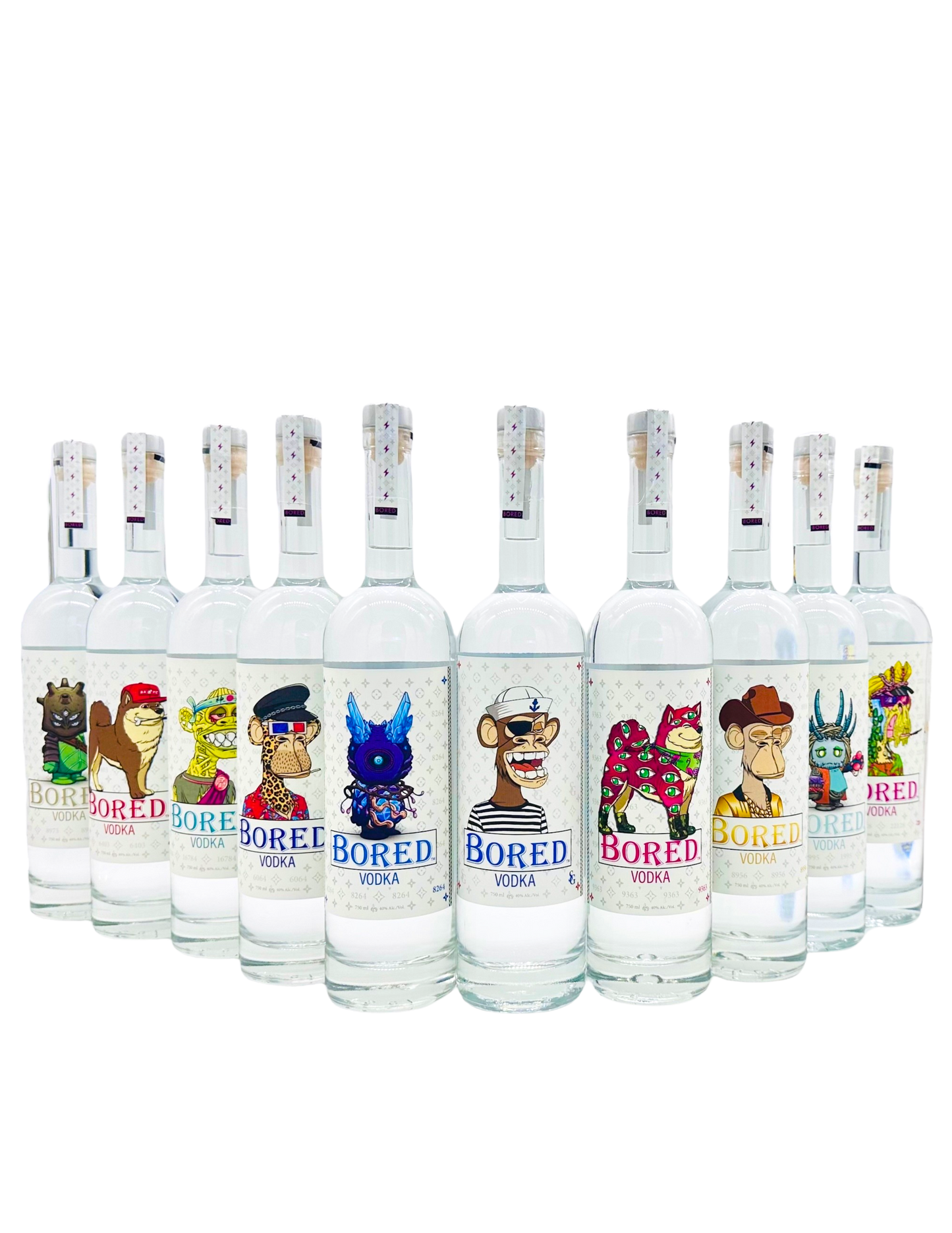 Bored Vodka (V1) - 6pk - 750ml - Variety pack